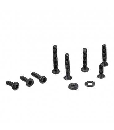 Набір З 480 Чорних Сталевих Болтів Та Гайок Suleve™ M2CH4 480Pcs M2