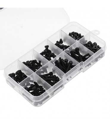 Набір З 240 Чорних Сталевих Болтів Та Гайок Suleve™ M3CH3 M3
