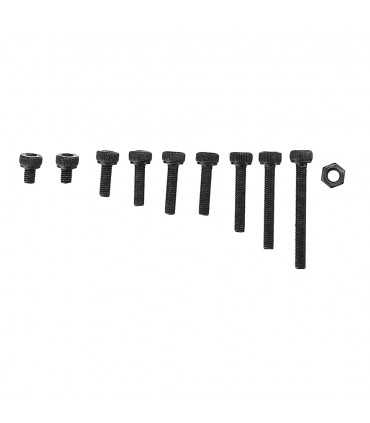 Набір З 240 Чорних Сталевих Болтів Та Гайок Suleve™ M3CH3 M3