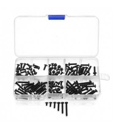 Набір З 120 Чорних Сталевих Болтів Suleve™ M3CH2 M3