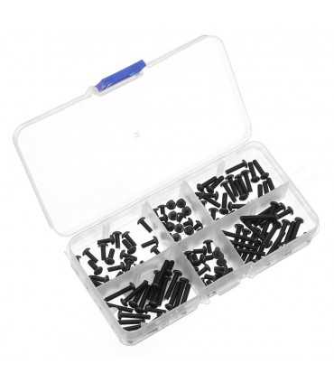 Набір З 120 Чорних Сталевих Болтів Suleve™ M3CH2 M3