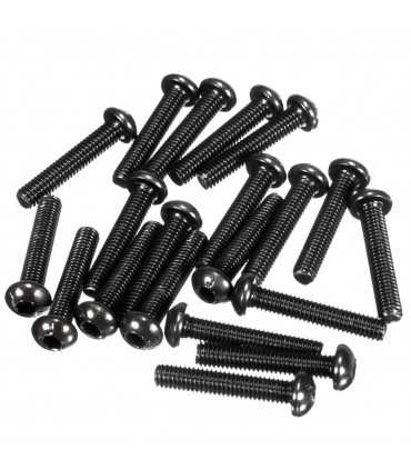 Набір З 120 Чорних Сталевих Болтів Suleve™ M3CH2 M3