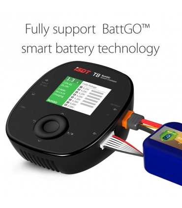 Зарядний Пристрій ISDT T8 BattGo 1000W 30A 1-8S Lipo Smart Battery Balance Charger