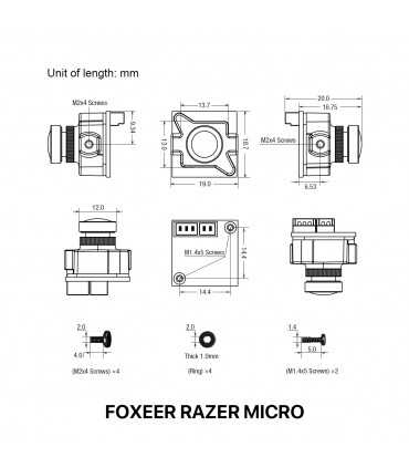 Камера Для FPV Дронрейсингу Foxeer Razer Micro