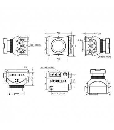 Камера Для FPV Дронрейсингу Foxeer Predator 4 Standard/Mini