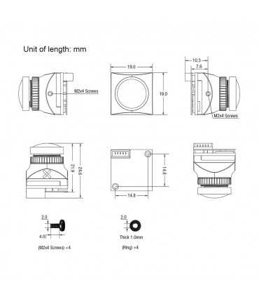 Камера Для FPV Дронрейсингу Foxeer Toothless micro