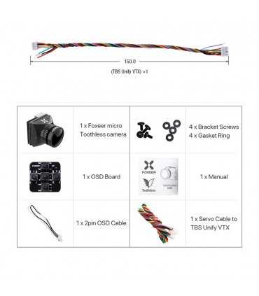 Камера Для FPV Дронрейсингу Foxeer Toothless micro