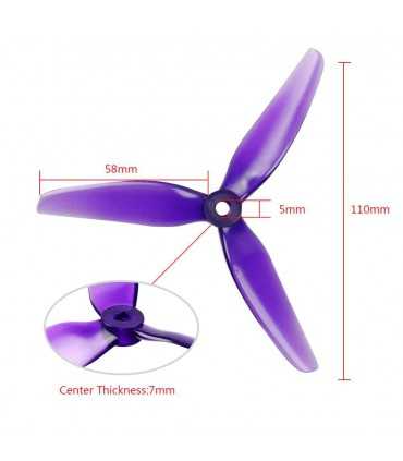 Трилопатеві Пропелери HQProp DP 5.1x4.6x3 PC PoPO 5146