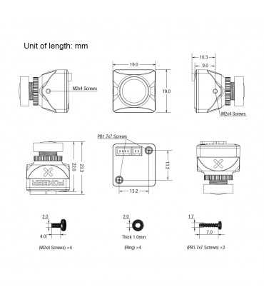 Камера Для FPV Дронрейсингу Foxeer Micro Predator 4 Full Cased М8