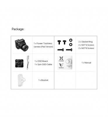 Камера Для FPV Дронрейсингу Foxeer Toothless 2 nano StarLight