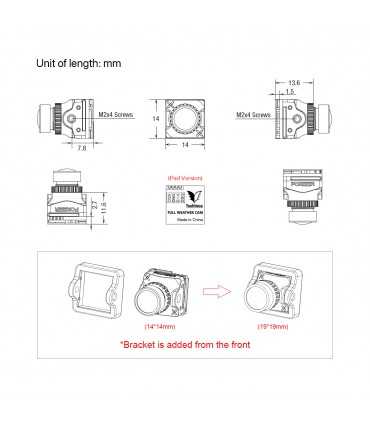 Камера Для FPV Дронрейсингу Foxeer Toothless 2 nano StarLight