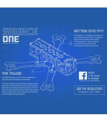 П'яти Дюймова Рама Для FPV Дронів TBS Source One V3