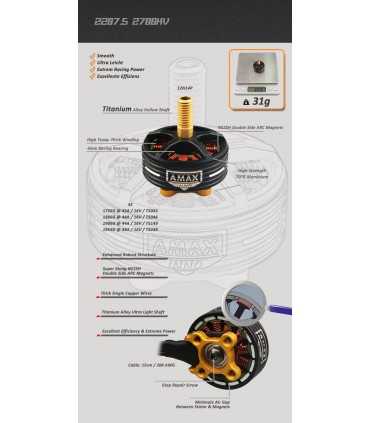 Безколекторний Двигун AMAXinno 2207.5 Brushless Motor