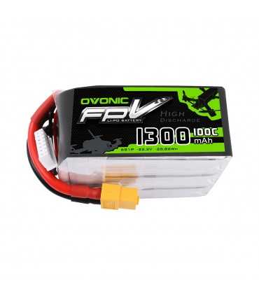 Акумулятор Ovonic 1300mAh 6S 22.2V 100C Lipo