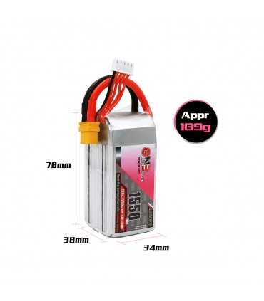 Акумулятор Gaoneng GNB 1550mAh 14.8V 130C/260C 4S Lipo