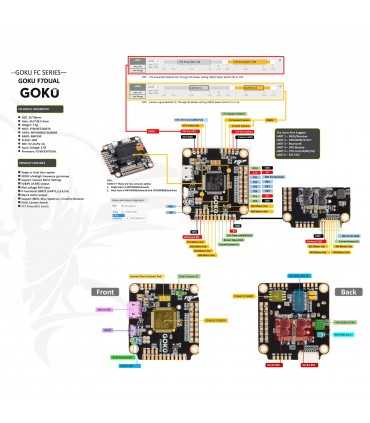 Польотний Контролер Flywoo GOKUF722 (MPU6000)