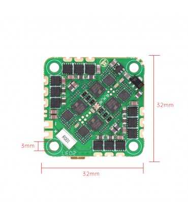 Польотний Контролер iFlight Beast F7 45A AIO (MPU6000) 25.5x25.5 Flight Controller