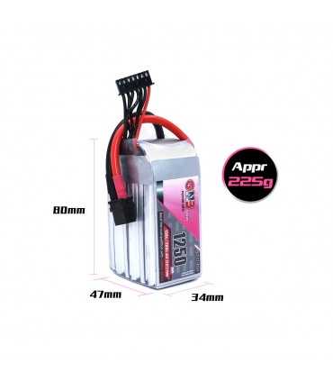 Акумулятор Gaoneng GNB 1250mAh 22.2V 130C/260C 6S Lipo