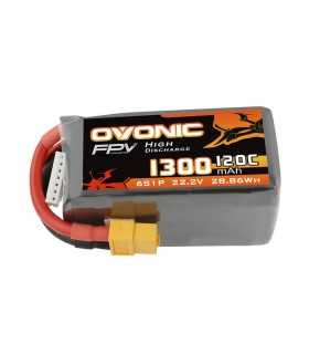 Акумулятор Ovonic 1300mAh 6S 22.2V 120C Lipo