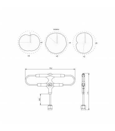 Антена Для Передавачів FrSky 900MHz Super 8 Antenna