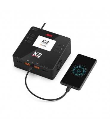 Зарядний Пристрій ISDT K2 DC 500W x 2 20A Dual Channel Smart Charger