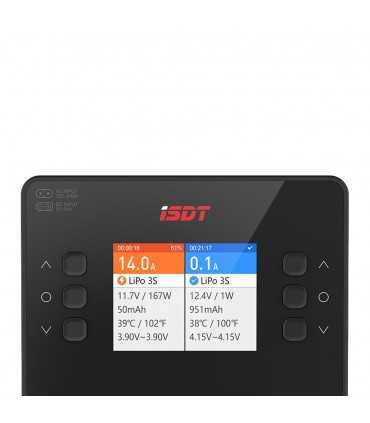 Зарядний Пристрій ISDT K2 DC 500W x 2 20A Dual Channel Smart Charger