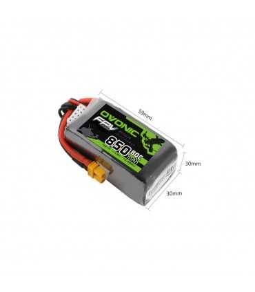 Акумулятор Ovonic 850mah 4S 14.8V 80C Lipo