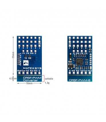 Конвертор Сигнала Matek CRSF-PWM Converter, CRSF-PWM-6