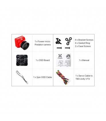 Камера Для FPV Дронрейсингу Foxeer Micro Predator 5 Full Cased М8