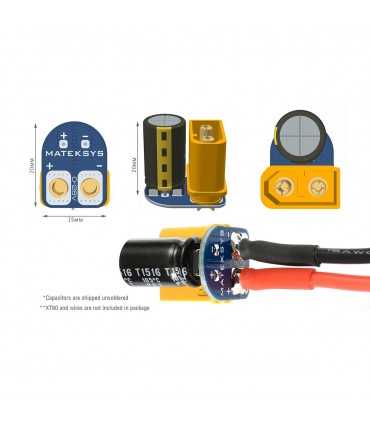 Плата Фільтрації Matek Voltage Spikes Filter XT60-TVS