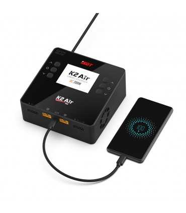 Зарядний Пристрій ISDT K2 Air AC/DC 500W x 2 20A Dual Channel Smart Charger