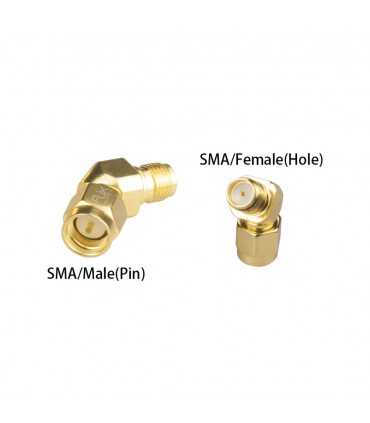 Адаптер 45 градусів для антен RJXHOBBY SMA Male to SMA Female 45 Degree Antenna Adapter