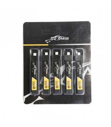 Акумулятори Tattu 300mAh 3.8V 75C 1S1P HV Lipo Pack BT 2.0 5pcs