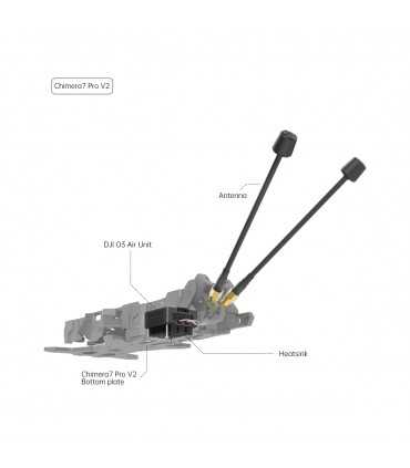 Семи Дюймова Рама Для FPV Дронів iFlight Chimera7 Pro V2 LR Frame Kit