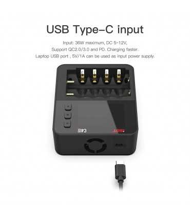 Зарядний Пристрій iSDT C4 EVO 36W 6-Channel Smart Charger