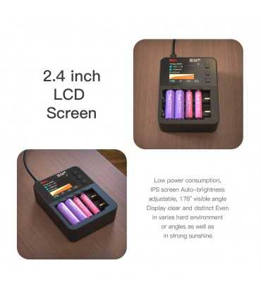 Зарядний Пристрій iSDT C4 EVO 36W 6-Channel Smart Charger