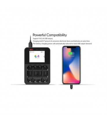 Зарядний Пристрій iSDT C4 EVO 36W 6-Channel Smart Charger