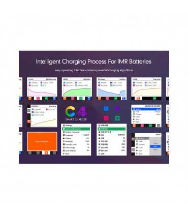 Зарядний Пристрій iSDT C4 EVO 36W 6-Channel Smart Charger