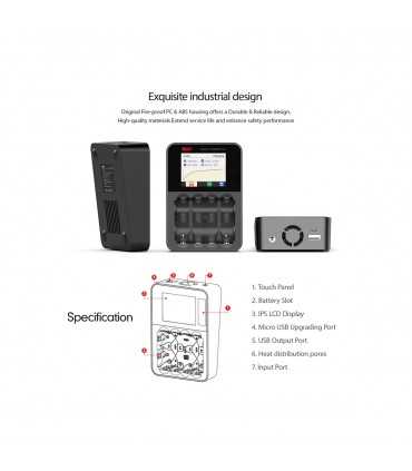 Зарядний Пристрій iSDT C4 EVO 36W 6-Channel Smart Charger