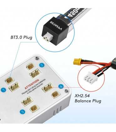 Зарядний Пристрій VIFLY ToothStor - 4 Port 2S Balance Charger with Storage Mode