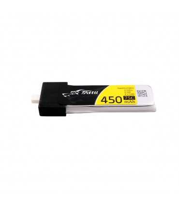 Акумулятори Tattu 450mAh 3.8V 75C 1S1P HV Lipo Battery Pack with BT 2.0 plug 5pcs