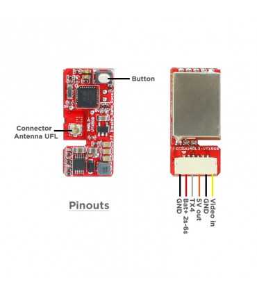 Відеопередавач FuriousFPV VTX Stealth Nano Race