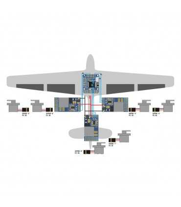 Плата Розподілу Живлення Matek Servo PDB-12S with 12A BEC 9-55V to 5/6/8V