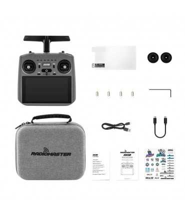 Апаратура Радіокерування RadioMaster AX12 16CH 5.5-inch IPS Touchscreen ExpressLRS Android Radio Controller