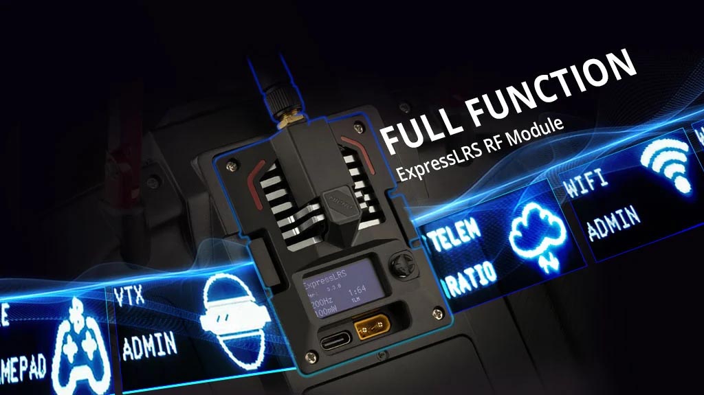 Повнофункціональний RadioMaster Bandit Micro ExpressLRS з Wi-Fi та телеметрією