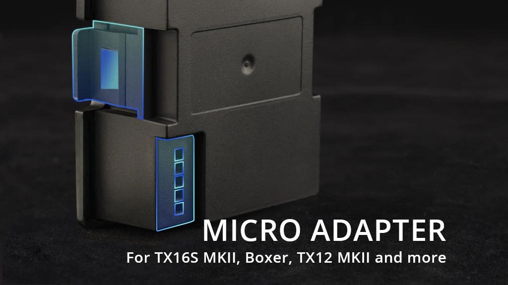 Micro-адаптер RadioMaster Bandit Micro для TX16S MKII, Boxer та TX12 MKII